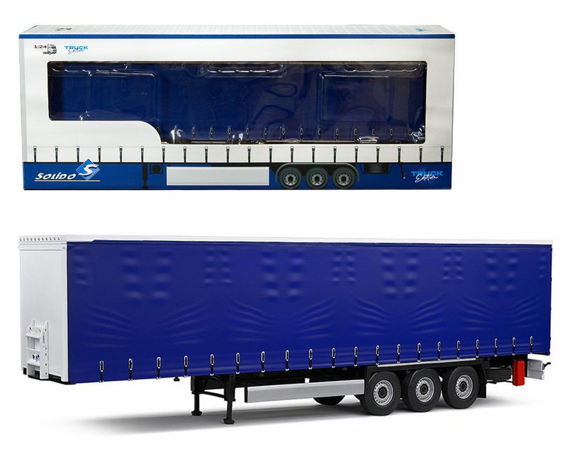 1:24 Tarpaulin Trailer Blue 1:24 Tarpaulin Trailer Blue