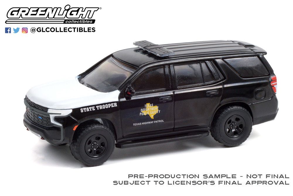 1:64 - 2021 Chevrolet Tahoe Police Pursuit Vehicle 1:64 - 2021 Chevrolet Tahoe Police Pursuit Vehicle