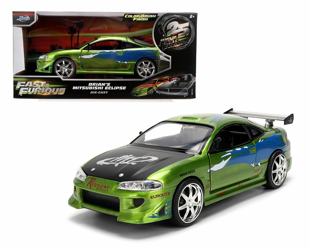 Brian’s Mitsubishi Eclipse – Green Color Brush Finish – Fast &amp; Furious 25 Year Anniversary
