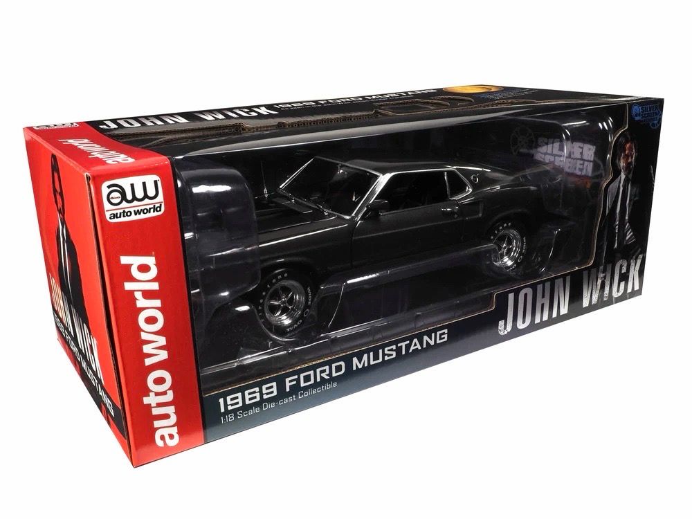 1969 Ford Mustang John Wick 1:18 1969 Ford Mustang John Wick 1:18