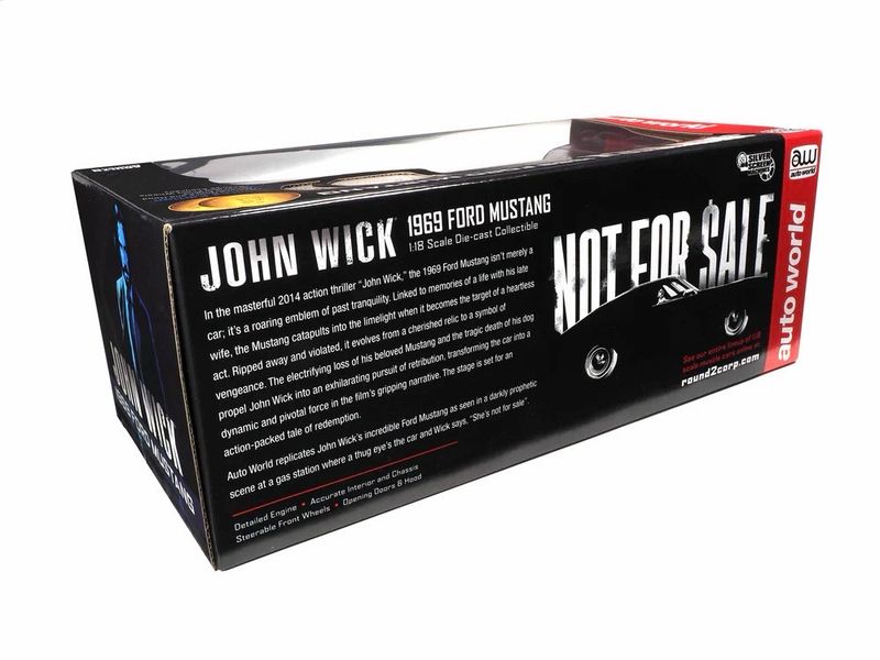 1969 Ford Mustang John Wick 1:18