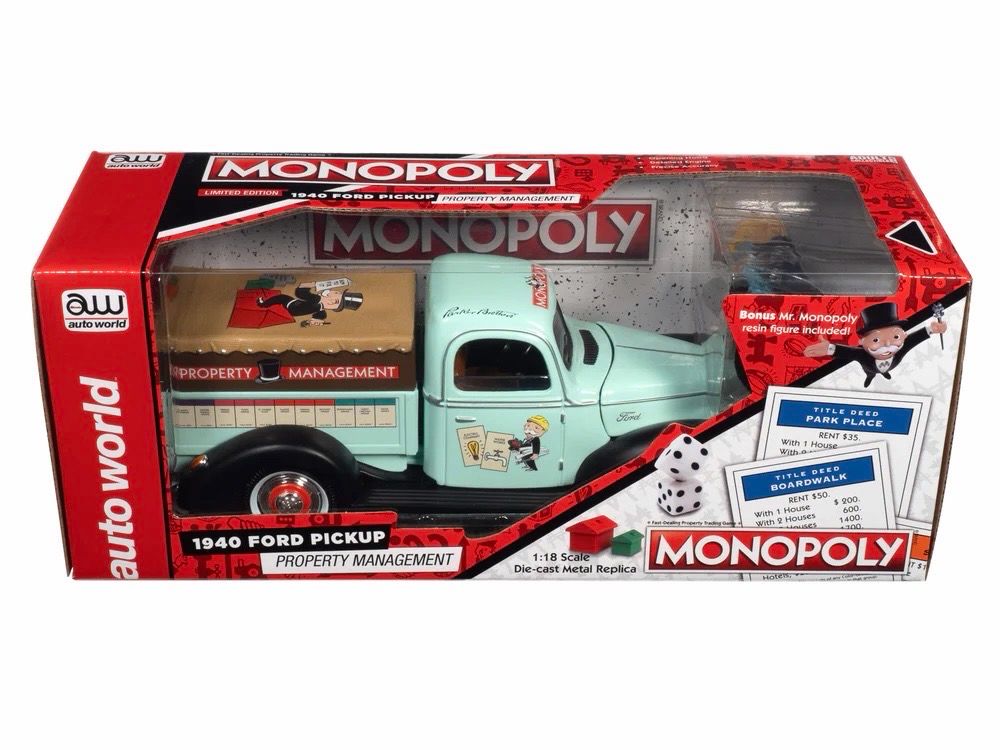 1940 Monopoly Ford Truck con figura