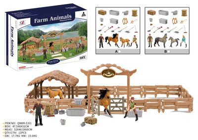 Model Series Cercado de Madera c/ Animales