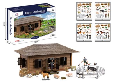 Model Series Granja Cobertizo c/ Animales