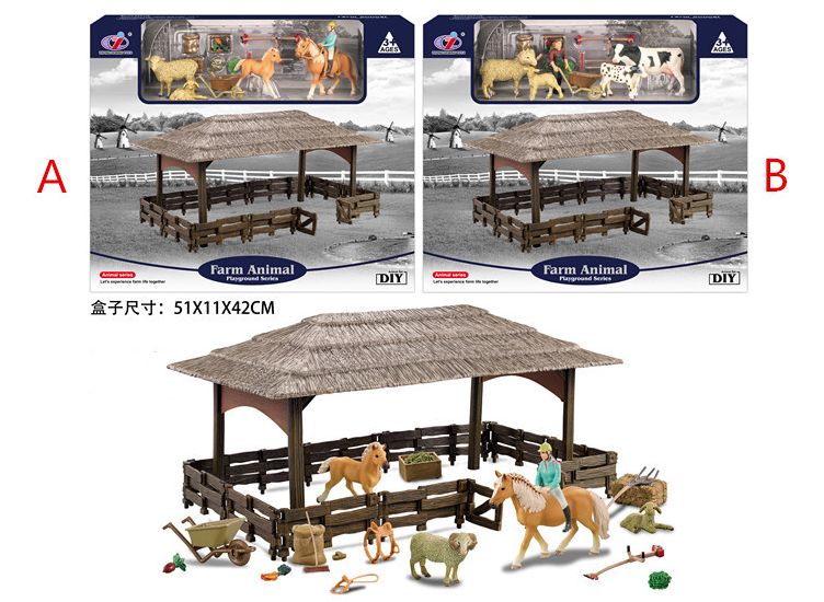 Model Series Par Granja c/ Animales Model Series Par Granja c/ Animales