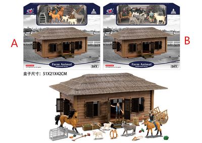 Model Series Par Granja con Vacas y Caballos Model Series Par Granja con Vacas y Caballos