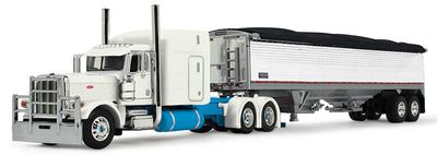 Peterbilt 389 c/ Remolque Granero de Alta Lateral Wilson Pacesetter 43´ - Capitola Trucking