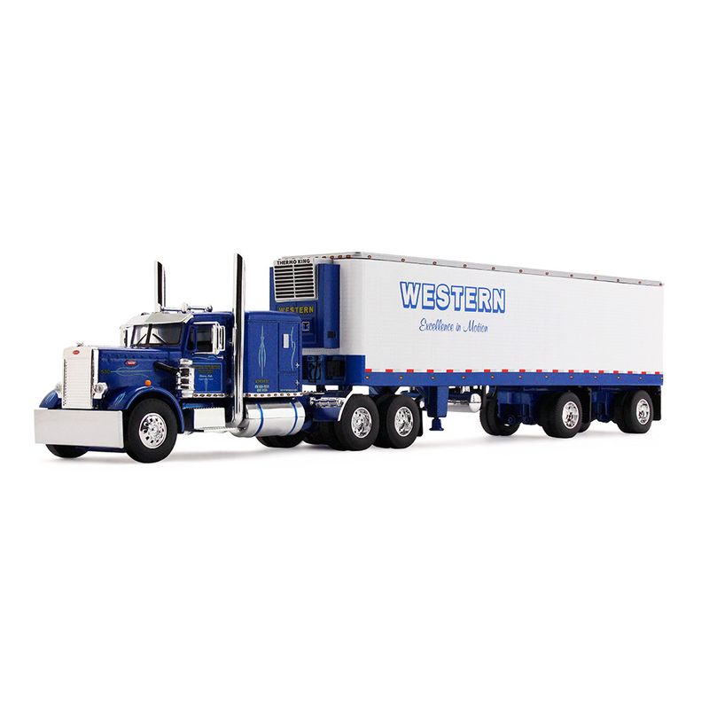 Peterbilt 351c/ Remolque Vintage de 40' con Refrigerador Western