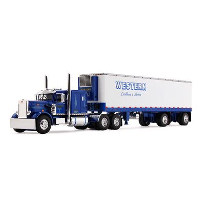 Peterbilt 351c/ Remolque Vintage de 40' con Refrigerador Western