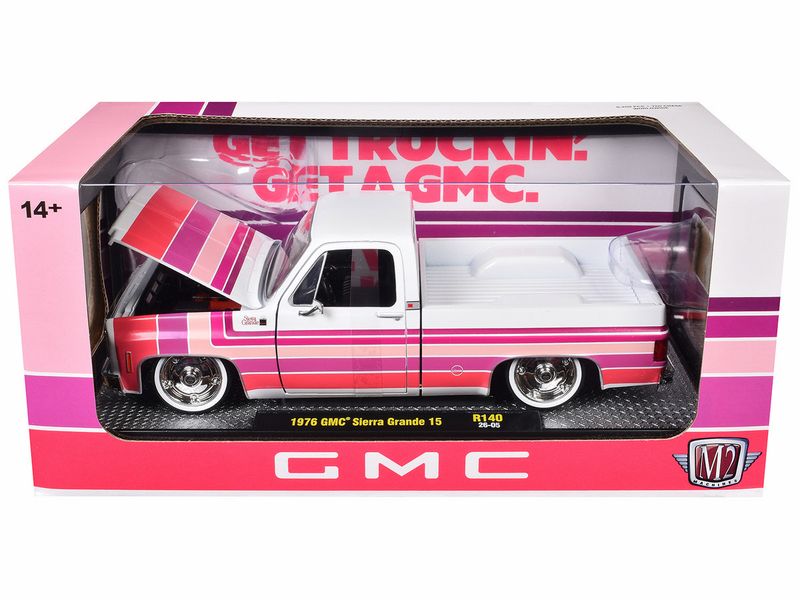 1976 GMC Sierra Grande 15 Rosa c/ Blanco