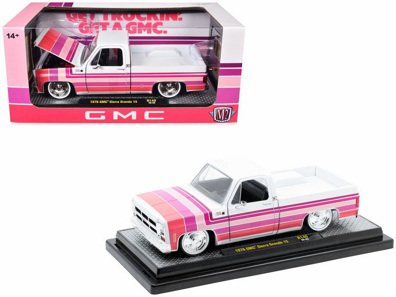 1976 GMC Sierra Grande 15 Rosa c/ Blanco