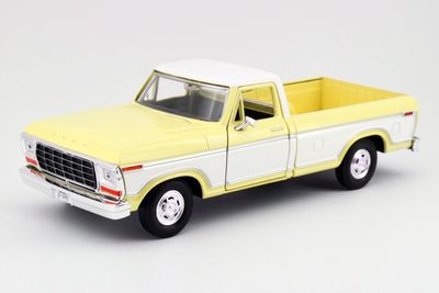 1979 Ford F-150 Custom Pick up Amarillo con Blanco