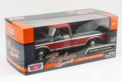 1979 Ford F-150 Custom Pick up Negro con Rojo