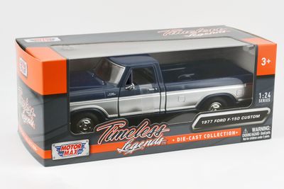 1977 Ford F-150 Custom Azul con Plata 1977 Ford F-150 Custom Azul con Plata