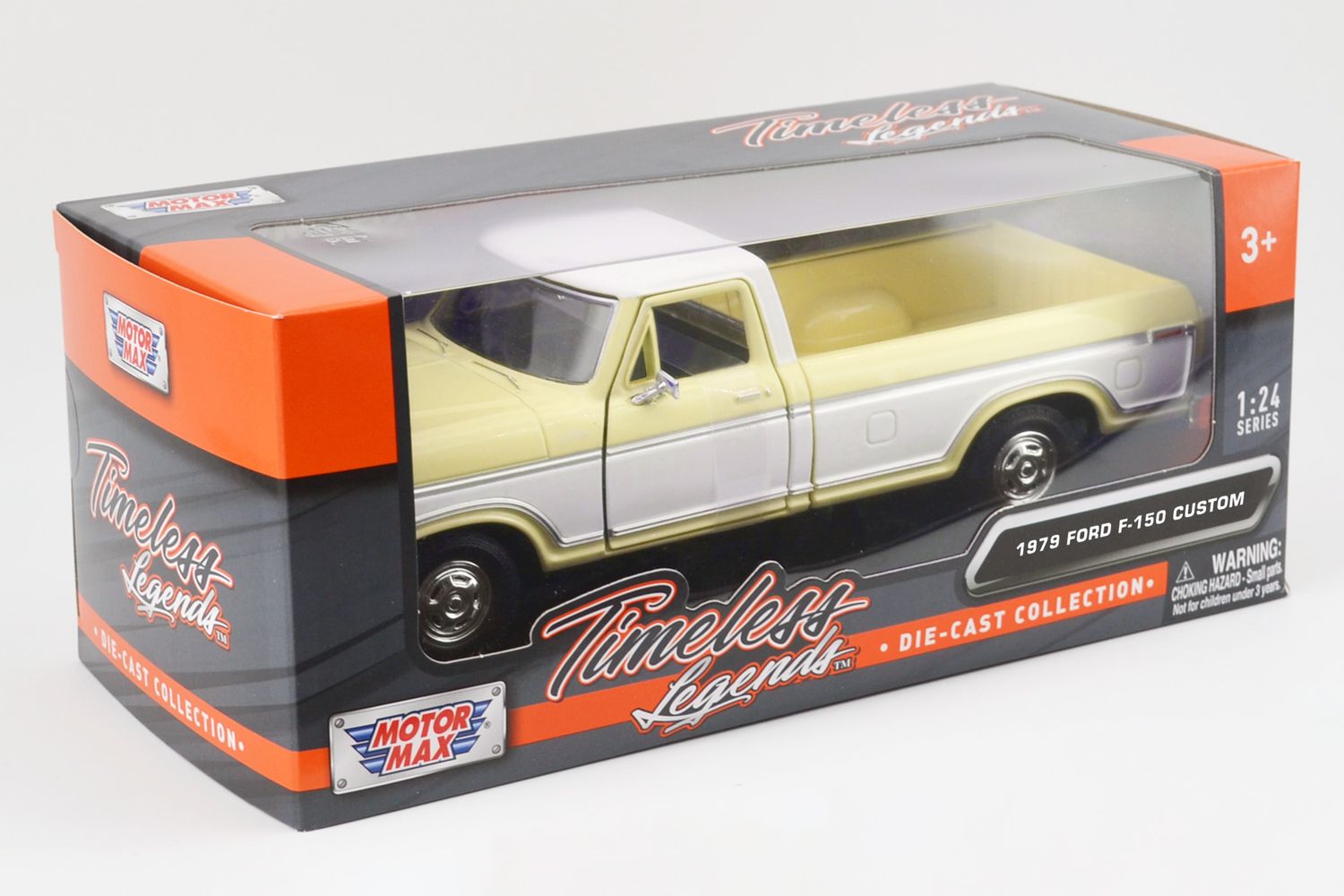 1979 Ford F-150 Custom Pick up Amarillo con Blanco