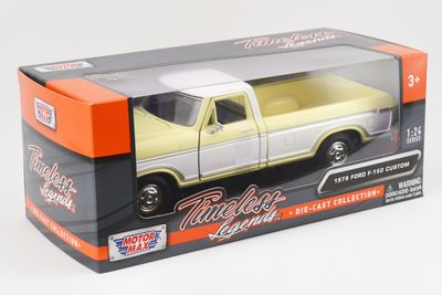 1979 Ford F-150 Custom Pick up Amarillo con Blanco