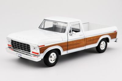 1979 Ford F-150 Custom Blanco con Madera