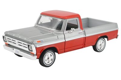 1972 Ford F-100 Pick up Plata con Rojo