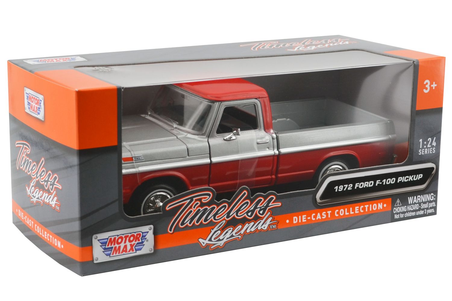 1972 Ford F-100 Pick up Plata con Rojo