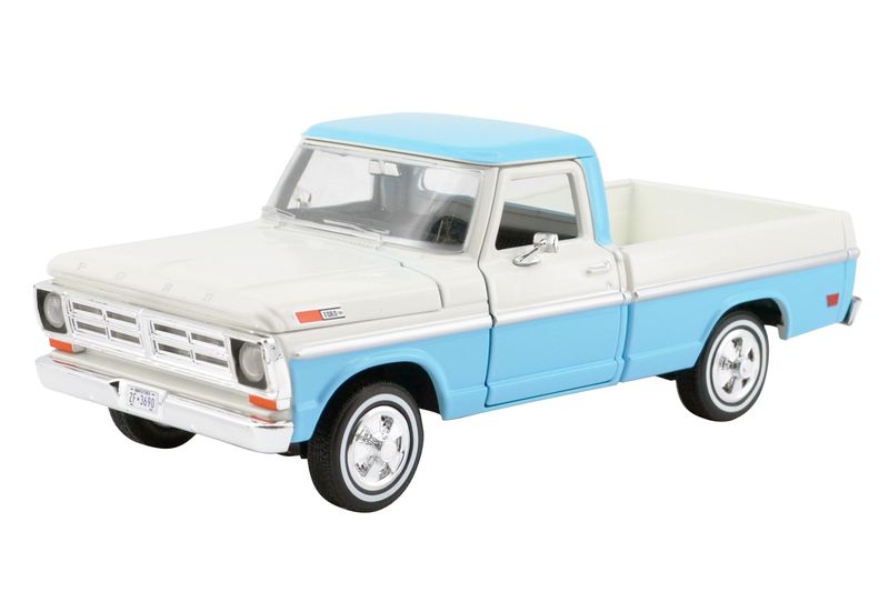 1972 Ford F-100 Pick up Blanco con Azul