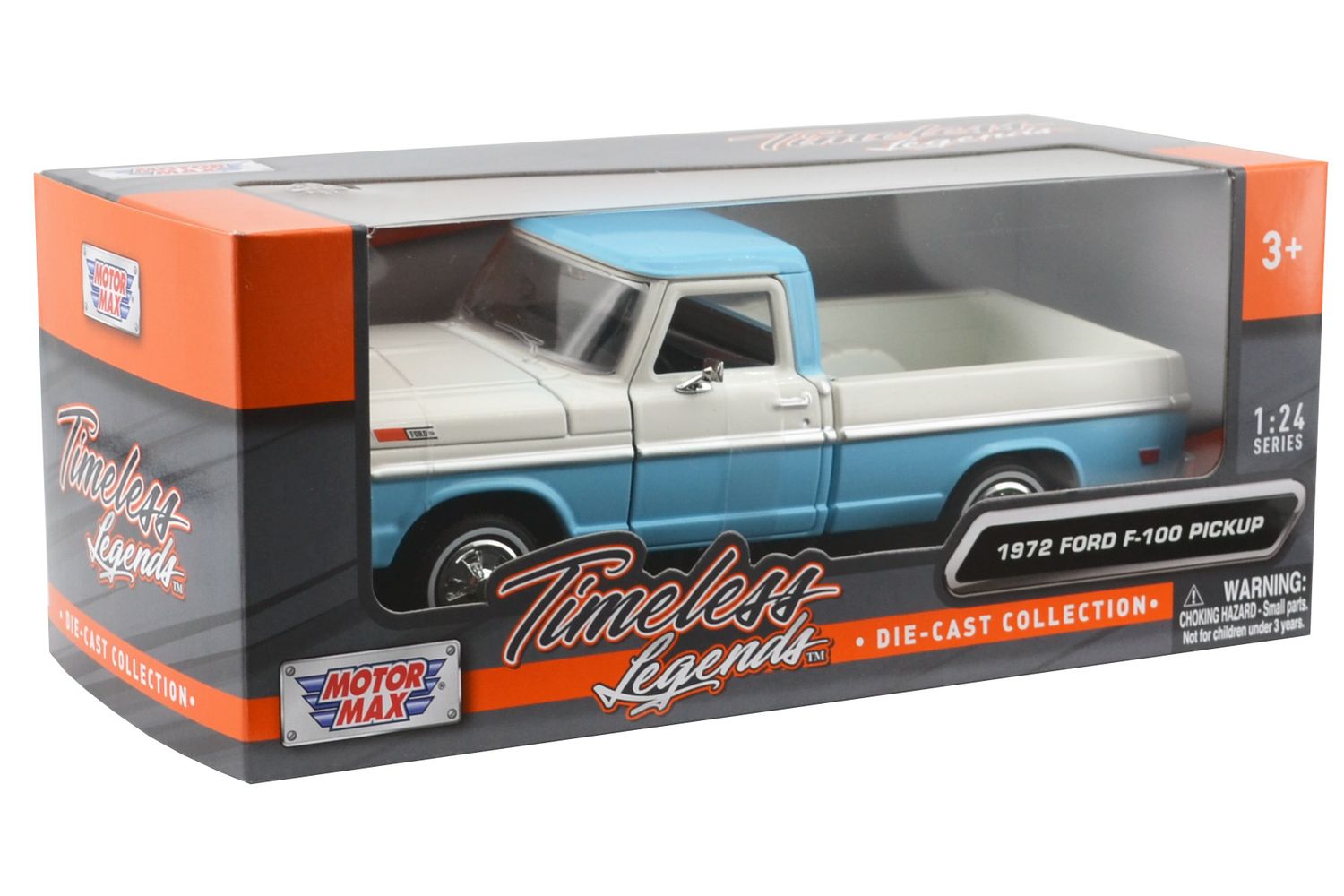 1972 Ford F-100 Pick up Blanco con Azul
