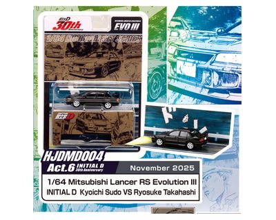 Initial D 30th Anniversary Mitsubishi Lancer RS Evolution III – JDM64