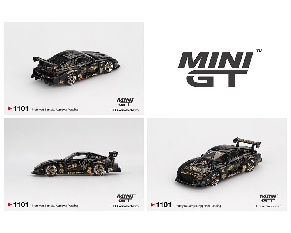 MAZDA RX-7 LB-Super Silhouette FD-NILES – Negro