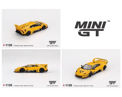 LB-Silhouette WORKS MURCIELAGO GT Evo – Amarillo