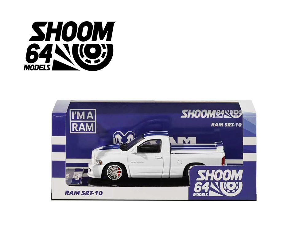 2003 Dodge Ram SRT-10 Pickup – Blanca Rayas Azul