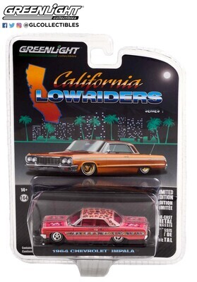 1964 Chevrolet Impala Lowrider - Pink with Roses 1964 Chevrolet Impala Lowrider - Pink with Roses