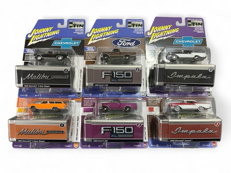 Johnny Lightning Collector's Tin 2025 Release 2 Johnny Lightning Collector's Tin 2025 Release 2