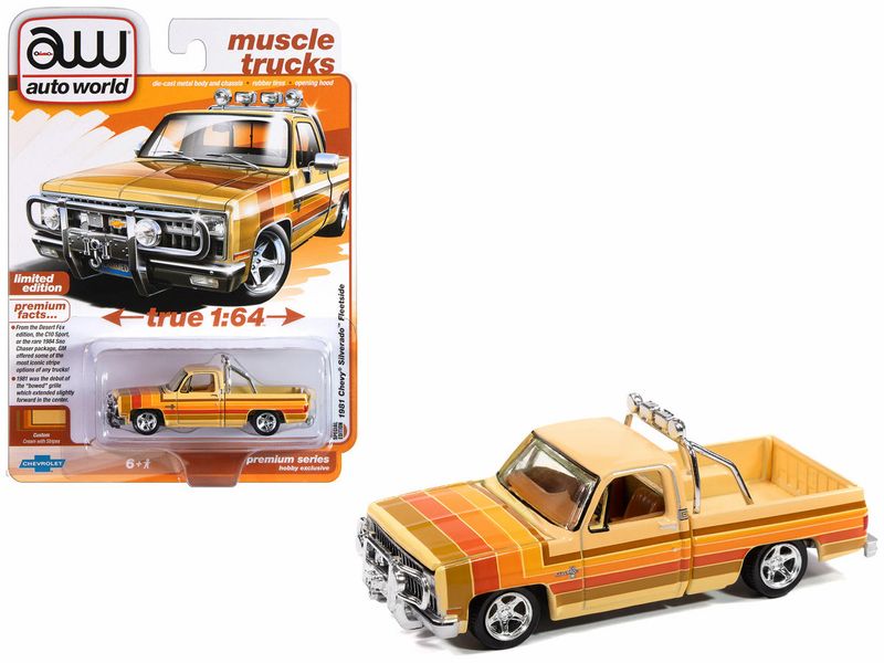 1981 Chevrolet Silverado Fleetside Custom Lowered – Custom Cream with Stripes – Muscle Trucks 1981 Chevrolet Silverado Fleetside Custom Lowered – Custom Cream with Stripes – Muscle Trucks