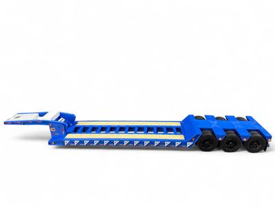 Lowboy Azul 3 ejes 3D Rin negro Lowboy Azul 3 ejes 3D Rin negro