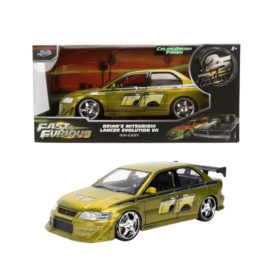 Brian’s Mitsubishi Lancer Evolution VII F&F 2 Color Brush 25 Aniversario Brian’s Mitsubishi Lancer Evolution VII F&F 2 Color Brush 25 Aniversario