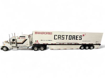 Tráiler Blanco con luces y control remoto Personalizado
