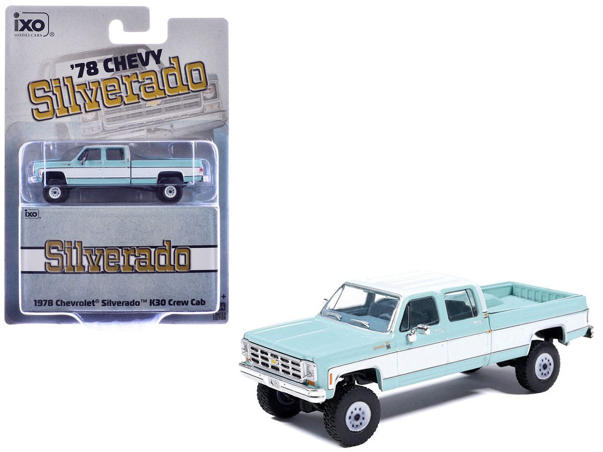 1978 Chevrolet Silverado K30 Crew Cab Fleetside Turquesa