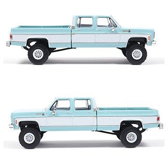 1978 Chevrolet Silverado K30 Crew Cab Fleetside Turquesa