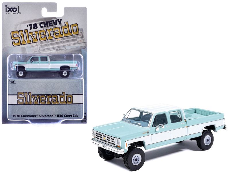 1978 Chevrolet Silverado K30 Crew Cab Fleetside Turquesa