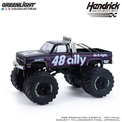 1984 Chevrolet Silverado Monster Truck - #48 Ally - Version Hendrick Motorsports