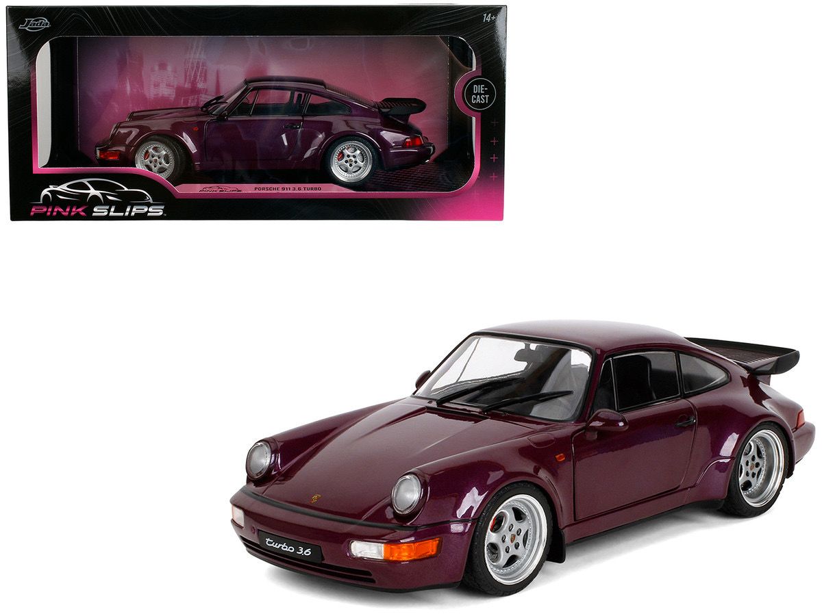 Porsche 911 3.6 Turbo Purple Metallic "Pink Slips" Series 1/18 Porsche 911 3.6 Turbo Purple Metallic "Pink Slips" Series 1/18
