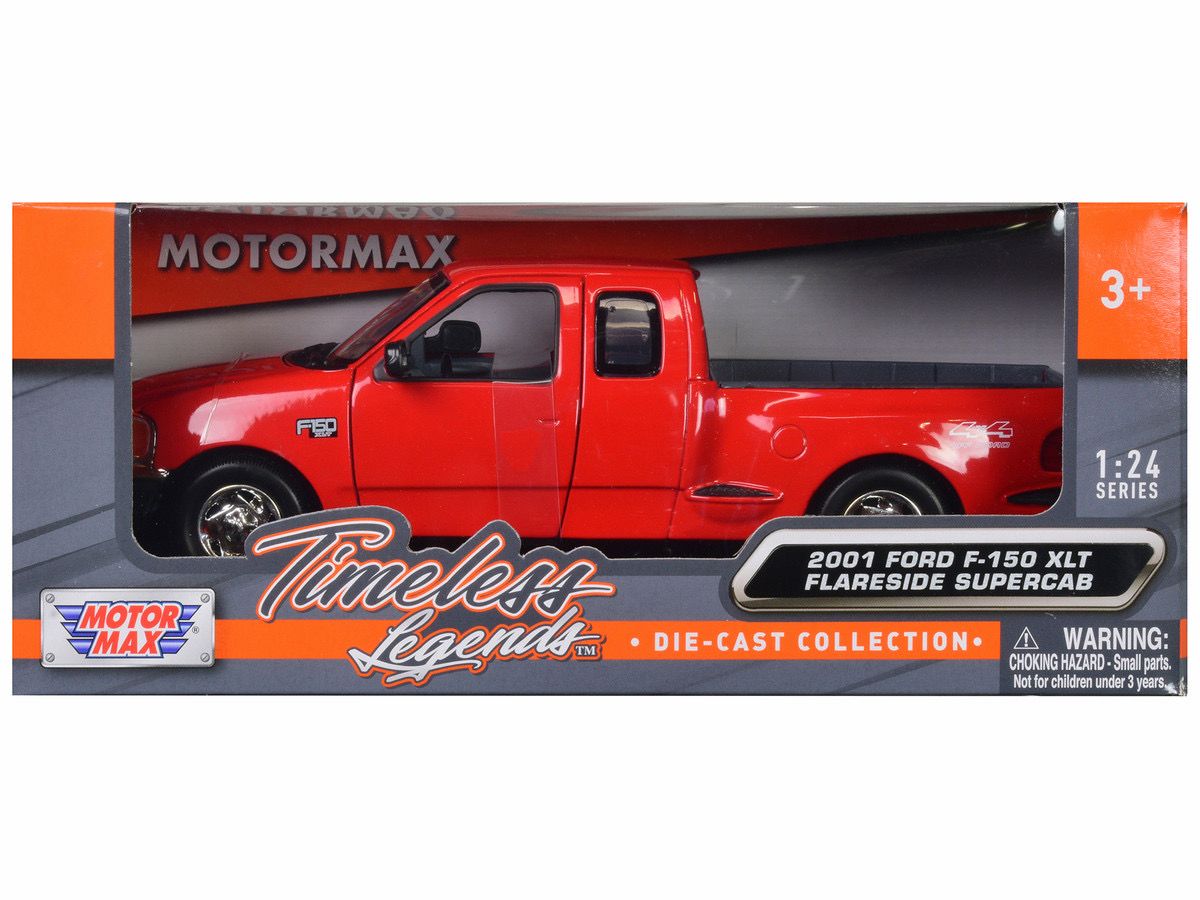 2001 Ford F-150 Flareside Supercab Rojo 2001 Ford F-150 Flareside Supercab Rojo