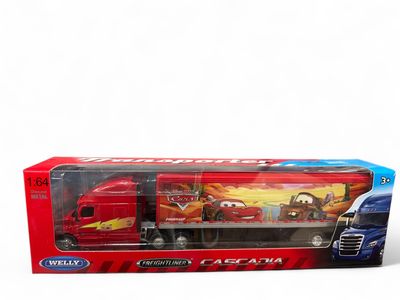 1/64 Freightliner Cascadia Caja Seca Rojo Personalizado 1/64 Freightliner Cascadia Caja Seca Rojo Personalizado