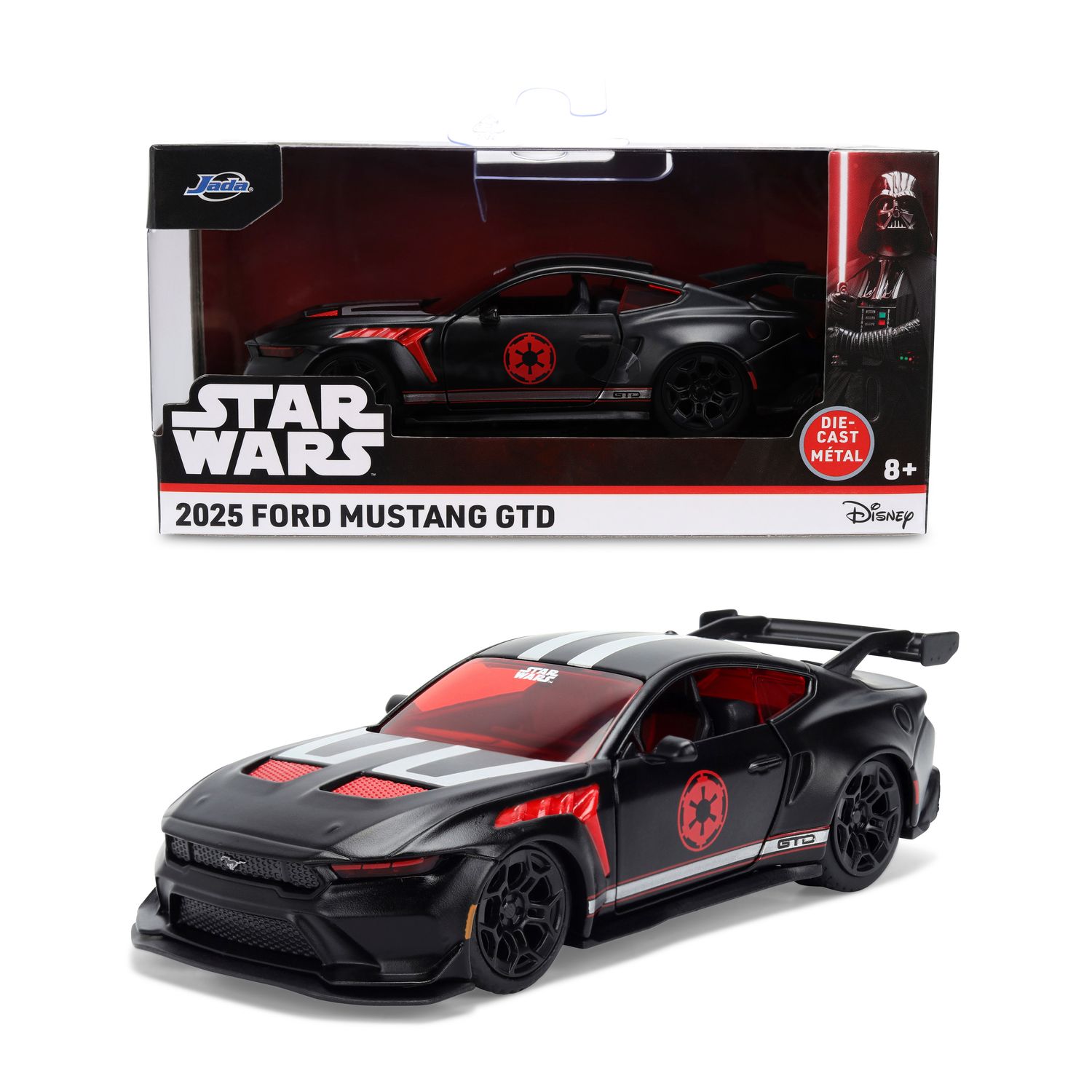 1:32 2025 Ford Mustang GTD (DARTH VADER THEME) 1:32 2025 Ford Mustang GTD (DARTH VADER THEME)