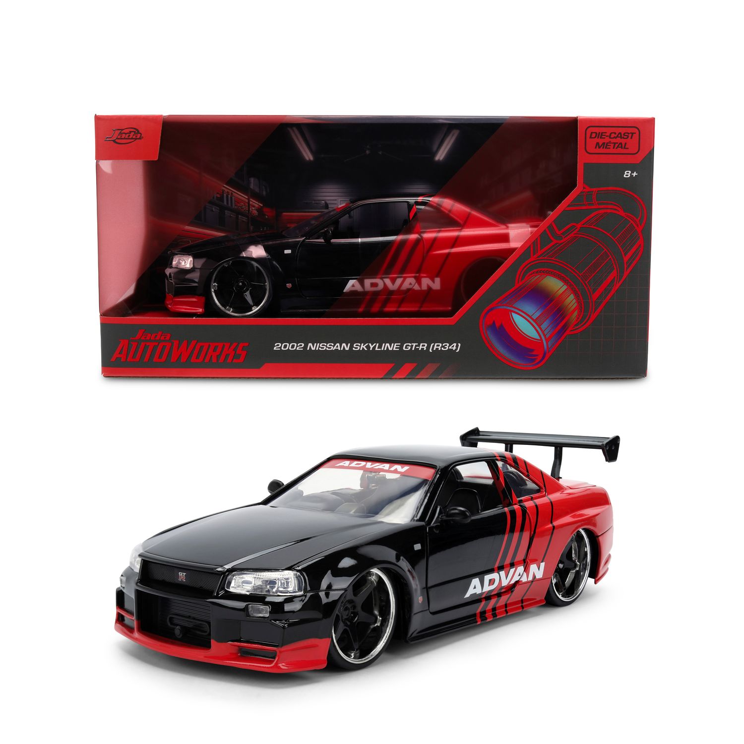 1:24 2002 Nissan Skyline GT-R (R34) 1:24 2002 Nissan Skyline GT-R (R34)