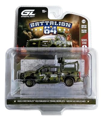 1/64 2021 Chevrolet Silverado LT Z71 Ejercito Mexicano
