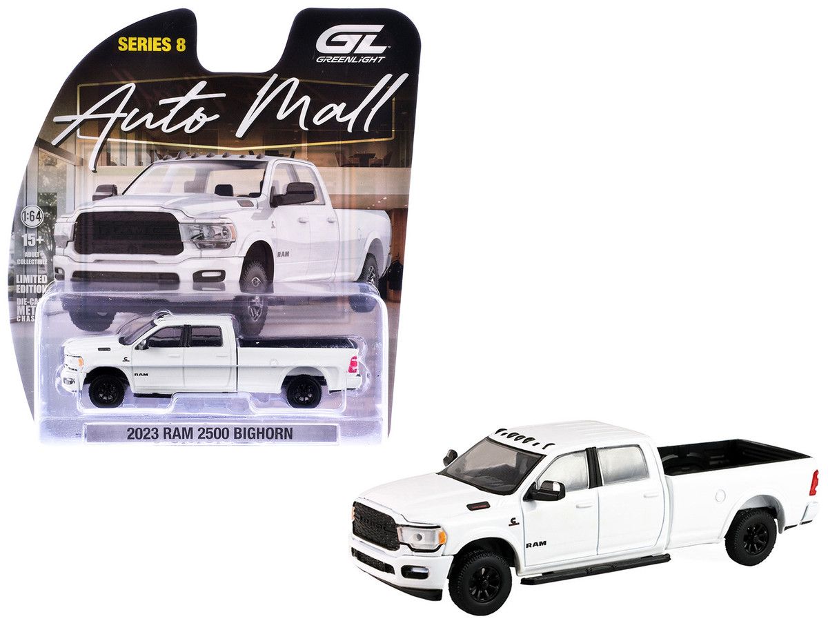 68080-C | 1:64 Auto Mall Series 8 - 2023 Ram 2500 Bighorn - White 68080-C | 1:64 Auto Mall Series 8 - 2023 Ram 2500 Bighorn - White
