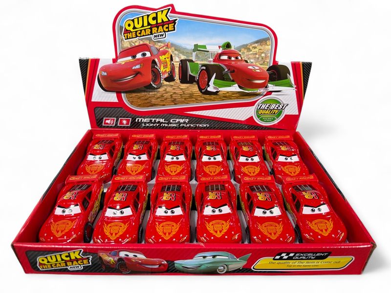 Caja de Rayo McQueen con luz y sonido