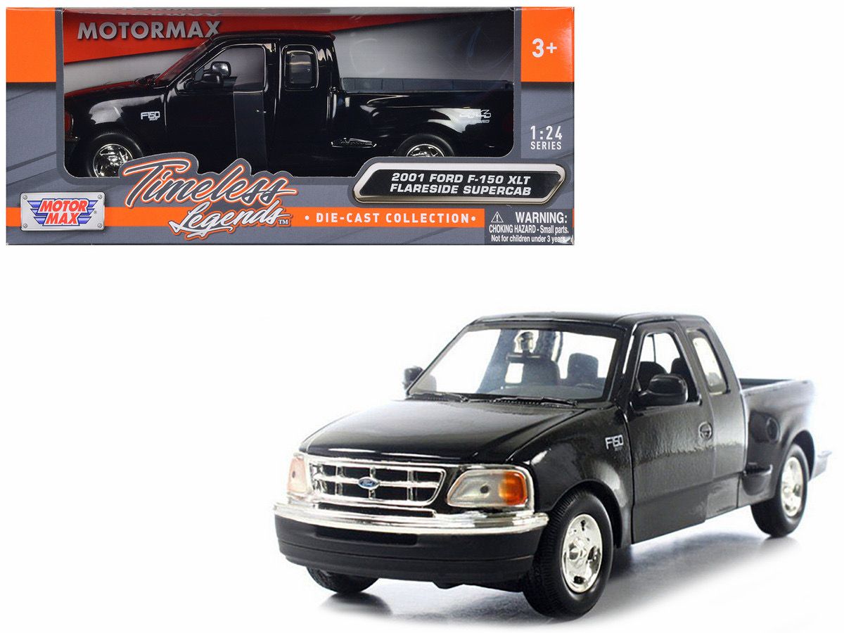2001 Ford F-150 Flareside Supercab Negro