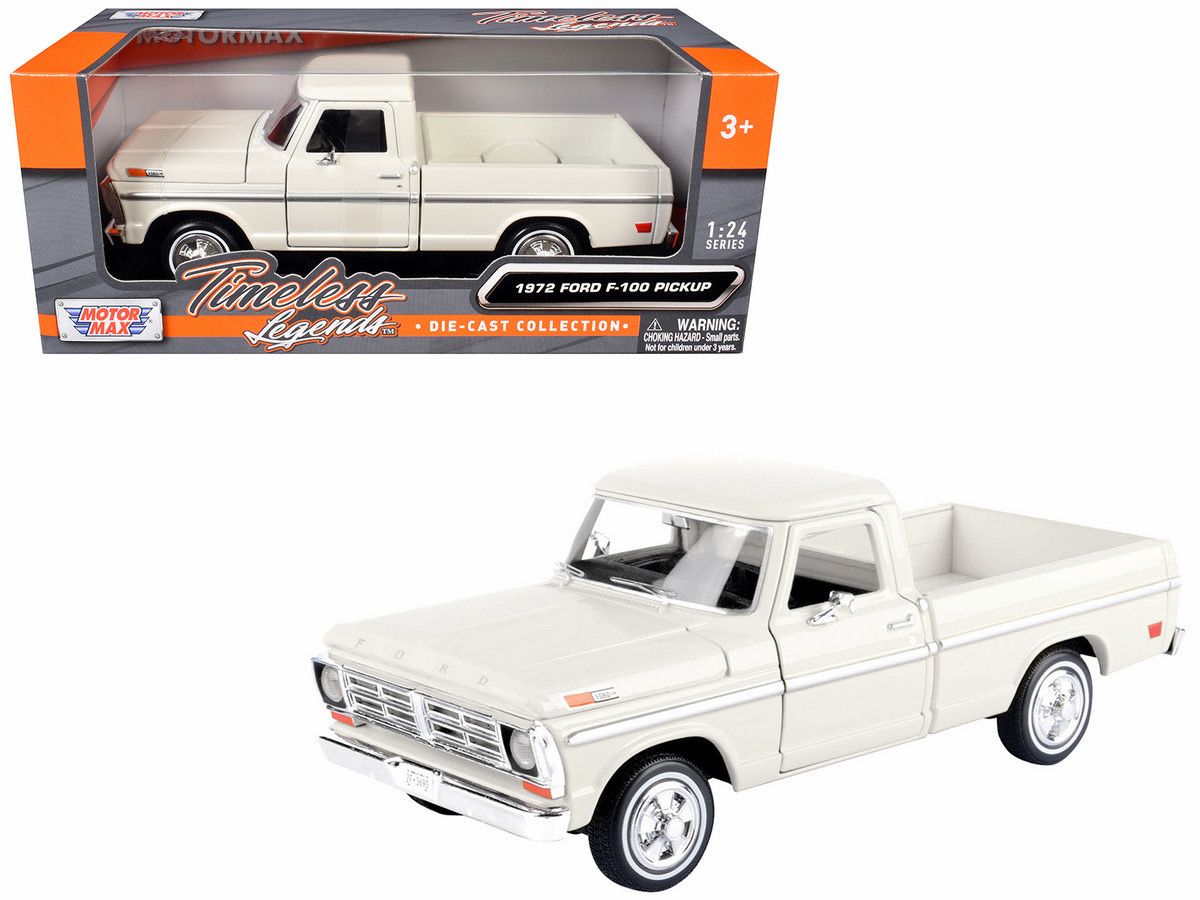 1972 Ford F-100 Pickup Truck Cream 1972 Ford F-100 Pickup Truck Cream