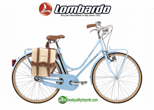 Lombardo Vintage Cruiser 700c Womens Baby Blue